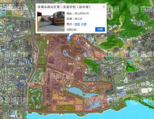深圳南山第二实验学校初中部学区划分是怎样