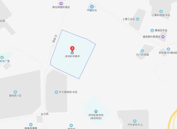 深圳外国语学校高中部地址在哪 深圳外国语学校各部地址一览