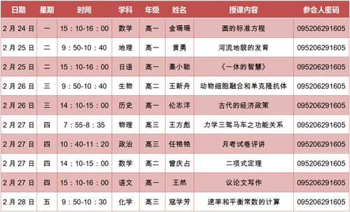 深圳外国语学校龙华高中部线上课堂24-28日面向社会开放