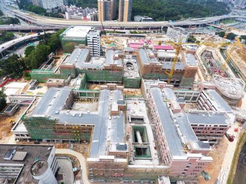 深圳中学泥岗校区建设进入冲刺期 可提供全寄宿制高中学位3750个